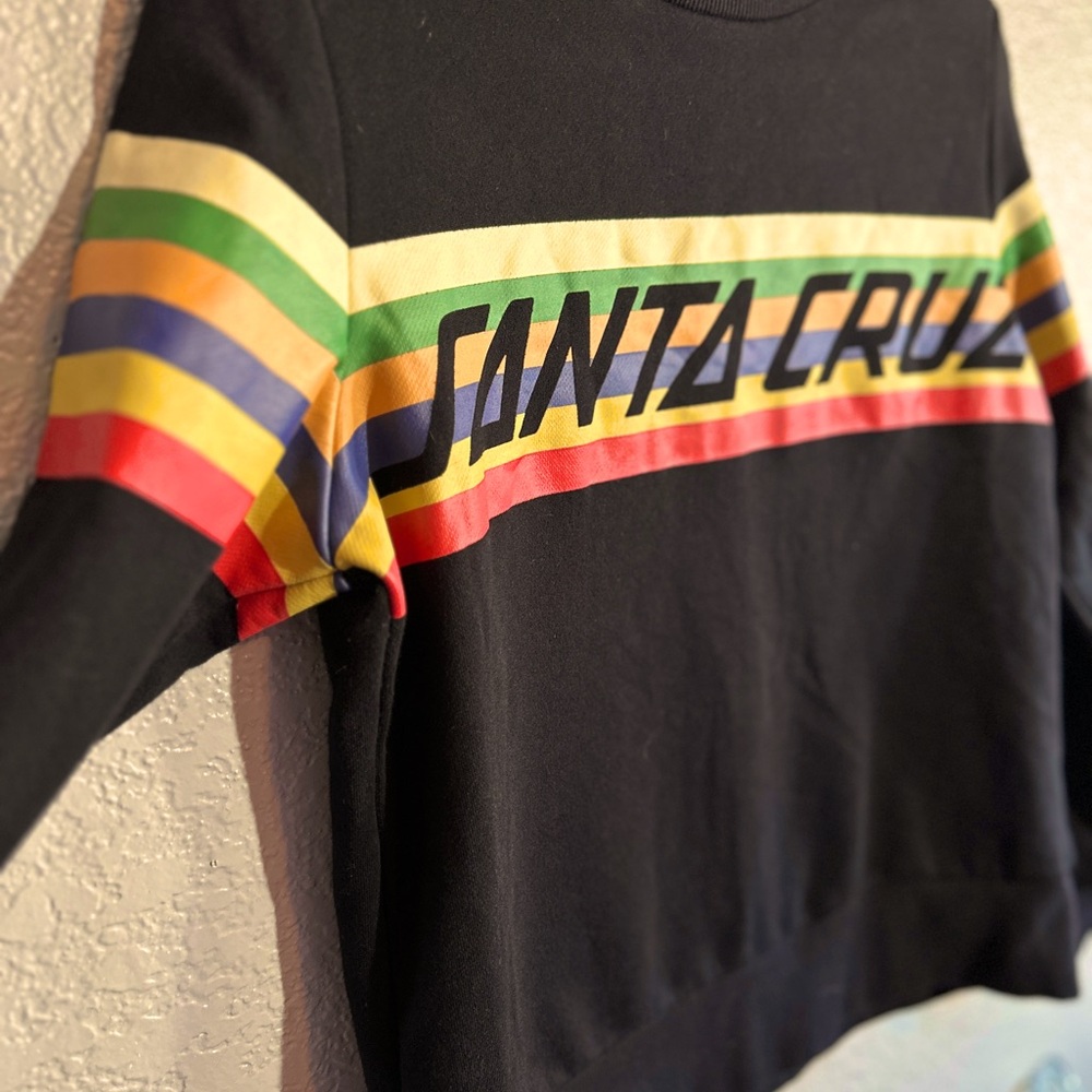 Black and Rainbow Sweater
